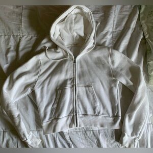 Brandy Melville Crystal zip up hoodie